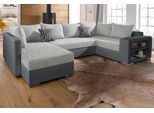COLLECTION AB Wohnlandschaft »John U-Form«, mit Bettfunktion, wahlweise mit Federkern