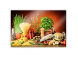 Wall-Art Küchenrückwand »Spritzschutz Italienisch Kochen«, (1 tlg.), Herd Waschbecken Wandschutz