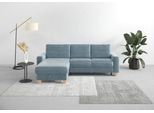 Home affaire Ecksofa »Summer L-Form«, mit Recamiere, mit oder ohne Bettfunktion und Bettkasten, Cord-Bezug