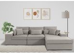 RAUM.ID Ecksofa »Florid L-Form«, 3 Teile, bestehend aus Modulen, viele Bezugsqualitäten, auch in Cord