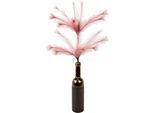 Kunstzweig I.GE.A. "Federzweig", rosa, B:40cm H:80cm L:28cm, Kunstpflanzen, Kunstzweig, In Keramikvase