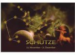 Artland Wandbild »Sternzeichen - Schütze«, Bilder von Sternzeichen, (1 St.), als Alubild, Outdoorbild, Poster in verschied. Grössen