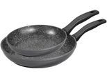 STONELINE Pfannen-Set, Aluminiumguss, (Set, 2 tlg., 1x Bratpfanne Ø 24 cm, 1x Bratpfanne Ø 28 cm), Induktion
