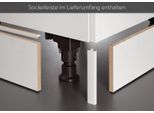 Spülenschrank NOBILIA "Riva", Ausrichtung wählbar, vormontiert, in den Breiten", grau (front: beton schiefergrau nachbildung, korpus: schiefergrau), B:45cm H:87cm T:58,3cm, Schränke, Spülenschrank, 45 und 60 cm, mit höhenverstellbaren Sockelfüßen