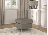 Stauraumhocker SIT & MORE "Visby", braun (latte), B:58cm H:48cm, Hocker, auch erhältlich in dem mit Wasser zu reinigendem "Soft clean" Bezug