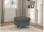 Stauraumhocker SIT & MORE "Visby", grau, B:58cm H:48cm, Hocker, auch erhältlich in dem mit Wasser zu reinigendem "Soft clean" Bezug