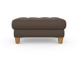 Stauraumhocker SIT & MORE "Westham", braun (chocco), B:101cm H:47cm T:66cm, 100% Polyester, Hocker, wahlewise mit/ohne Federkern