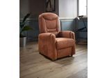 TV-Sessel SIT & MORE "Morten", braun (cognac), B:76cm H:111cm T:78cm, Luxus-Kunstleder, NaturLEDER (echtes Rindsleder), Luxus-Microfaser (100% Polyester), Sessel, in Größe S, wahlweise mit Motor und Aufstehhilfe