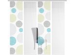 Vision S Schiebegardine »4ER SET BORDEN«, (4 St.), HxB: 260x60, Schiebevorhang 4er Set Digitaldruck