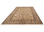 morgenland Wollteppich »Nain 9la Blumenmuster Beige 297 x 200 cm«, rechteckig, Unikat mit Zertifikat