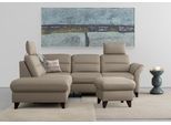 sit&more Ecksofa »Mellum L-Form«, Federkern, wahlweise mit Bettfunktion, Stauraum und Armteilfunktion