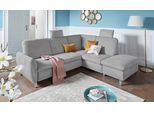 sit&more Ecksofa »Daytona L-Form«, mit Federkern, zwei Kopfstützen und wahlweise mit Bettfunktion