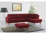 sit&more Ecksofa »Orient 5 V L-Form«, mit Strass-Stein, wahlweise mit Bettfunktion und Bettkasten