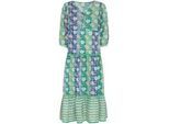 Baumwoll-Kleid, Druck mint, 42