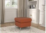 Stauraumhocker SIT & MORE "Visby", orange (terra), B:58cm H:48cm, Hocker, auch erhältlich in dem mit Wasser zu reinigendem "Soft clean" Bezug