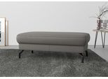 Hockerbank SIT & MORE "Cinturo", grau, B:131cm H:48cm T:67cm, Hocker, mit Federkern, Sitzhöhe 48 cm