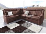 Ecksofa SIT & MORE "Basel L-Form", braun (mokka), B:261cm H:98cm T:211cm, Altara Nubuck, Luxus-Microfaser (100% Polyester;PRIMABELLE-Microfaser, Luxus-Microfaser (100% Polyester;SOFTLUX-Kunstleder;NaturLEDER (echtes Rindsleder), Sofas, Ecksofa, wahlweise mit Relaxfunktion