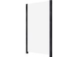 Zaun STAKET PRO, grau (anthrazit), Pfosten: 2 Stk., Aluminium, Glas, Zaunelemente, Glaszaun, Gesamtlänge: 1,217 m, 2 Pfosten