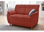 2-Sitzer SIT & MORE "Sonoma", orange (terra), B:140cm H:91cm T:90cm, Struktur (100% Polyester);Luxus-Microfaser ALTARA NUBUCK (100% Polyester), Sofas, mit Federkern