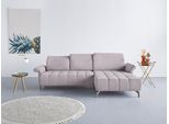INOSIGN Ecksofa »Fresh L-Form«, Federkern, wahlweise Kopfteilverstellung und motorischer Vorziehsitz