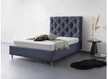 Leonique Polsterbett "Louanne" mit schöner Knopfheftung im Rückenteil, inkl. Bettkasten