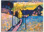 Artland Leinwandbild »Winterlandschaft I. 1909«, Wiesen & Bäume, (1 St.), auf Keilrahmen gespannt