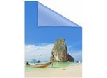 LICHTBLICK ORIGINAL Fensterfolie »Thailand«, 1 St., blickdicht, strukturiertKlebepunkte, selbstklebend, Sichtschutz
