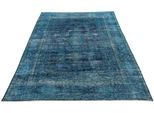 morgenland Teppich »Vintage - 384 x 293 cm - dunkelblau«, rechteckig, Wohnzimmer, Handgeknüpft, Einzelstück mit Zertifikat