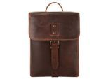 X-Zone Laptoprucksack, echt Leder