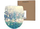 Schütte WC-Sitz »Magic Light«, Duroplast, mit Absenkautomatik und Schnellverschluss, High Gloss