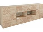 INOSIGN Sideboard »Miro«, Breite 241 cm mit dekorativem Siebdruck