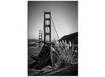 Artland Wandbild »San Francisco Golden Gate Bridge«, Amerika, (1 St.), als Leinwandbild, Poster in verschied. Grössen