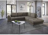 sit&more Ecksofa »Bendigo L-Form«, inklusive Sitztiefenverstellung, Bodenfreiheit 15 cm, in 2 Fussfarben