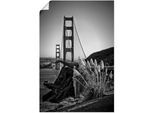 Artland Wandbild »San Francisco Golden Gate Bridge«, Amerika, (1 St.), als Leinwandbild, Poster in verschied. Grössen