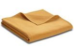 Wohndecke BIEDERLACK "Unicolour", orange (antique), B:100cm L:150cm, Baumwolle, Polyacryl, Polyester, Wohndecken, Wohndecke, in vielen Farben