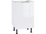 Spülenschrank OPTIFIT "Tara", weiss (weiß glanz), B:50cm H:87cm T:58,4cm, Schränke, Spülenschrank, Breite 50 cm