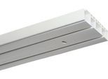 GARDINIA Gardinenstange »Vorhangschienen Set Kunststoff GK«, 2 läufig-läufig, Fixmass, 2-läufig