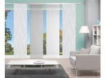 Vision S Schiebegardine »4ER SET WAVE«, (4 St.), HxB: 260x60, Schiebevorhang 4er Set Digitaldruck