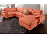 sit&more Wohnlandschaft »Mailand U-Form«, wahlweise mit Bettfunktion, frei im Raum stellbar