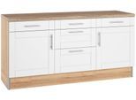 OPTIFIT Küche »Ahus«, 180 cm breit, ohne E-Geräte, Soft Close Funktion, MDF Fronten