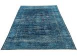 morgenland Teppich »Vintage - 384 x 293 cm - dunkelblau«, rechteckig, Wohnzimmer, Handgeknüpft, Einzelstück mit Zertifikat