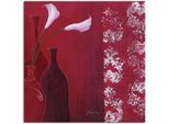 Artland Wandbild »Callas in Vase«, Vasen & Töpfe, (1 St.), als Leinwandbild, Wandaufkleber in verschied. Grössen