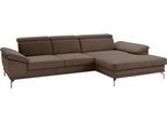 sit&more Ecksofa "Scorpio L-Form" inklusive Sitztiefenverstellung, wahlweise mit Kopfverstellung
