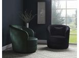 ATLANTIC home collection Drehsessel »Colin«, 360° frei drehend, in Samtveloursbezug, inkl. Zierkissen
