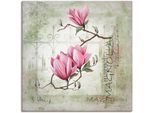 Artland Wandbild »Pinke Magnolie«, Blumen, (1 St.), als Leinwandbild, Poster, Wandaufkleber in verschied. Grössen