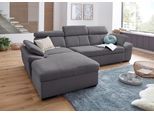 exxpo - sofa fashion Ecksofa »Salerno, L-Form«, inkl. Kopf- und Armteilverstellung, wahlweise mit Bettfunktion