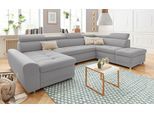 sit&more Wohnlandschaft »Riva U-Form«, wahlweise mit Bettfunktion