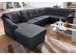sit&more Wohnlandschaft »Savona U-Form«, wahlweise mit Bettfunktion, inklusive Federkern, frei im Raum stellbar