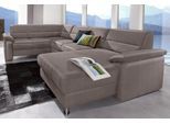 sit&more Wohnlandschaft »Ascara U-Form«, inklusive Boxspring/Federkern-Polsterung, wahlweise mit Bettfunktion
