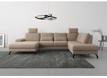 sit&more Wohnlandschaft »Cinturo U-Form«, inklusive Sitztiefenverstellung und Federkern, Sitzhöhe 45 cm
